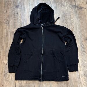 Eddie Bauer Charcoal Zip-Up Hoodie
